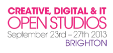 Creative, Digital and IT Open Studios, Brighton, September 2013