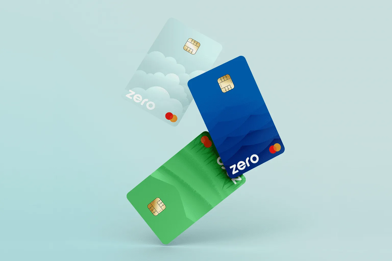 Three Zero bank card designs